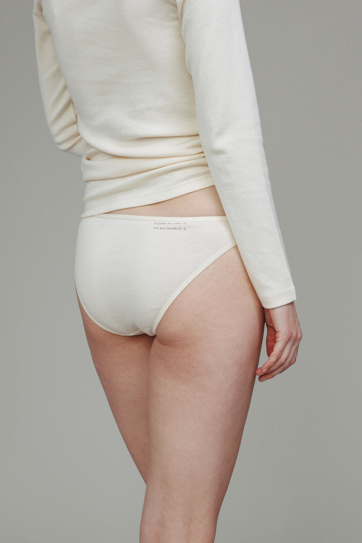 The Undyed Bikini Brief
