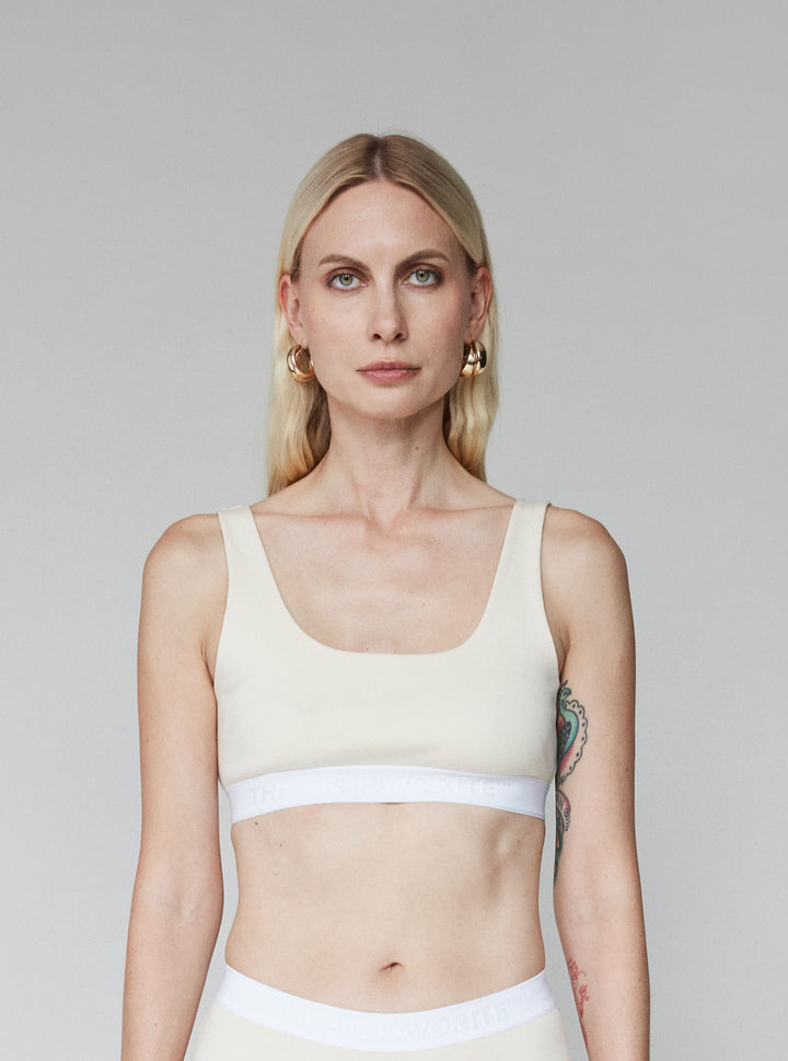 All-Cotton Reversible Lounge Bra