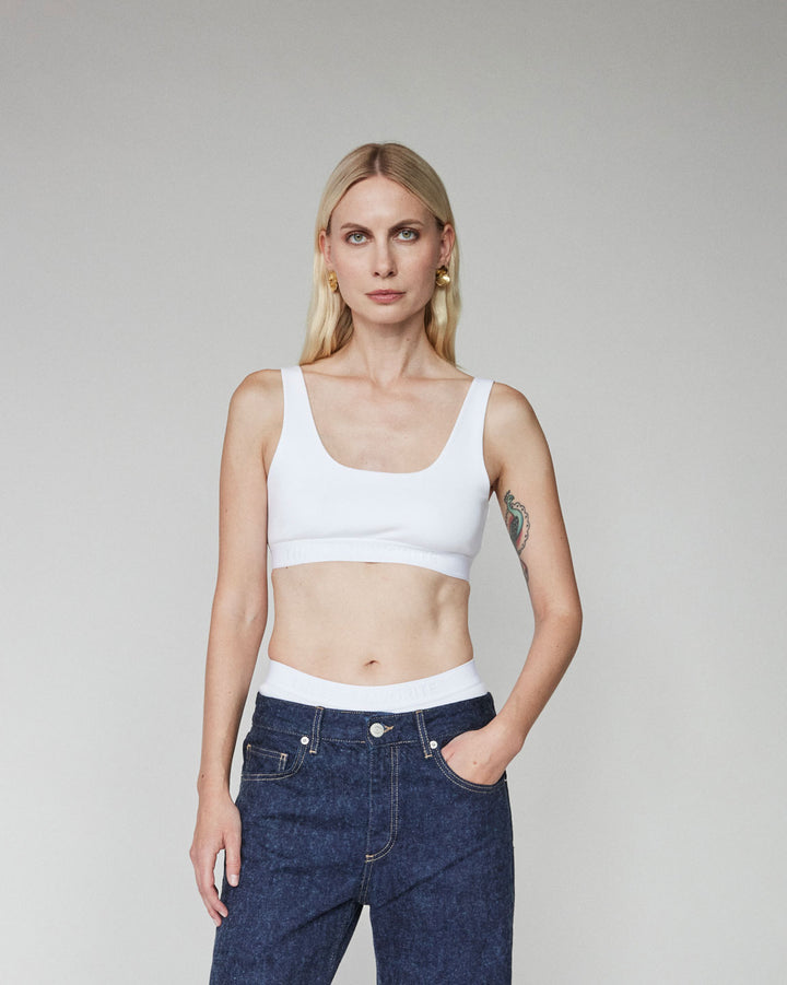 All-Cotton Reversible Lounge Bra