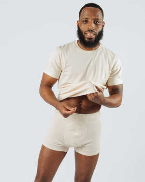 Men's Underwear T-Shirt Jack Pima Cotton Stretch White