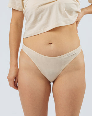 The Undyed Thong