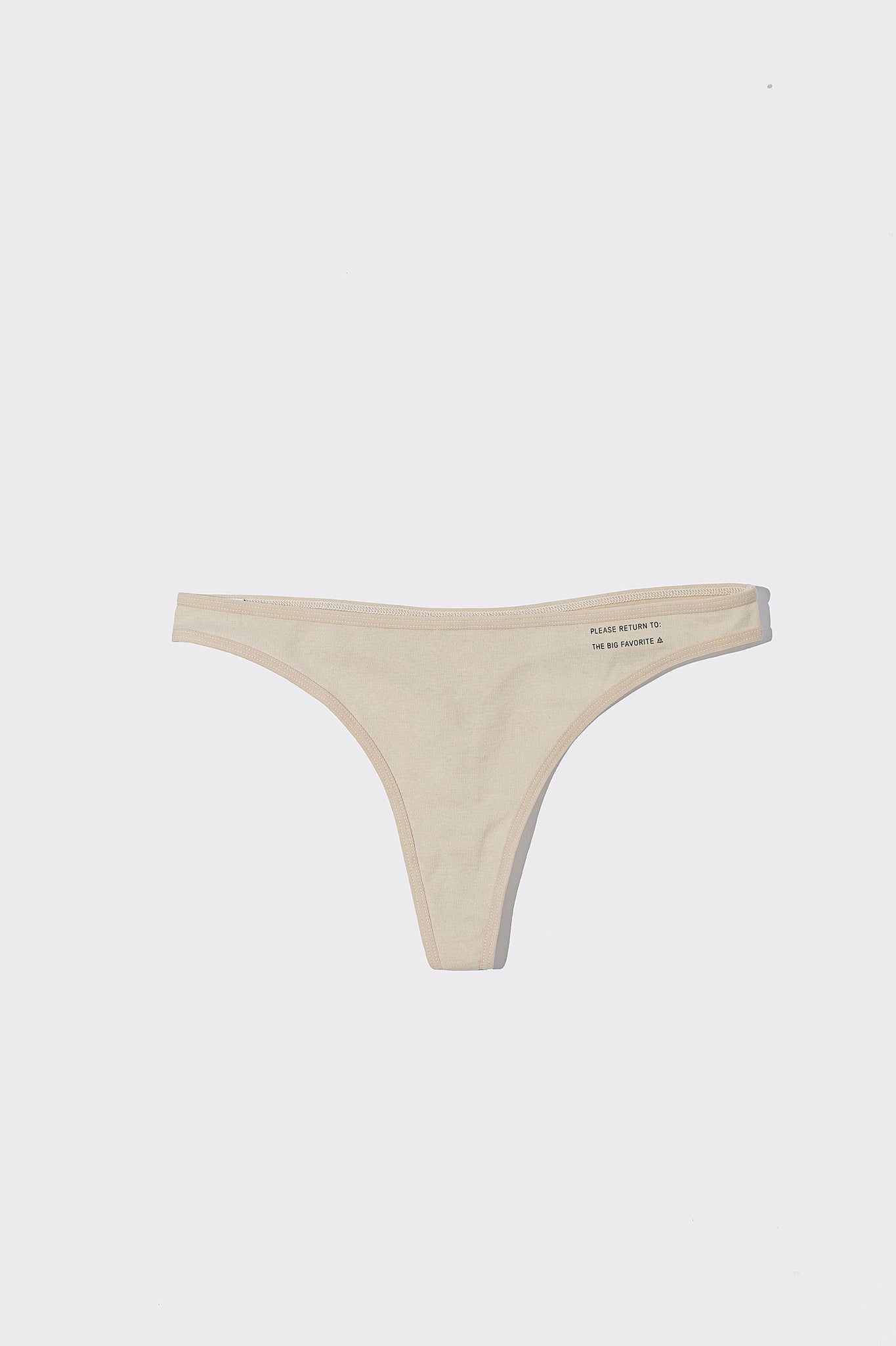 The Undyed Thong