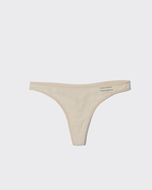 The Undyed Thong